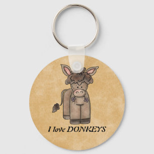 私はDONKEYSキーチェーンが大好き キーホルダー