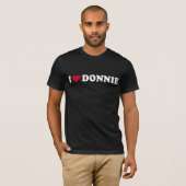 私はDONNIEを愛します Tシャツ (正面フル)