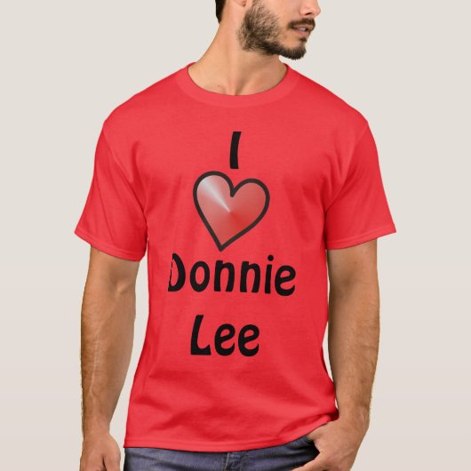 私はDonnieリーを愛します Tシャツ (正面)