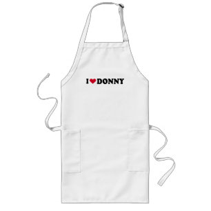 私はDONNYを愛します ロングエプロン