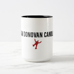 私はDonovanの蝋燭-コーヒー・マグです ツートーンマグカップ