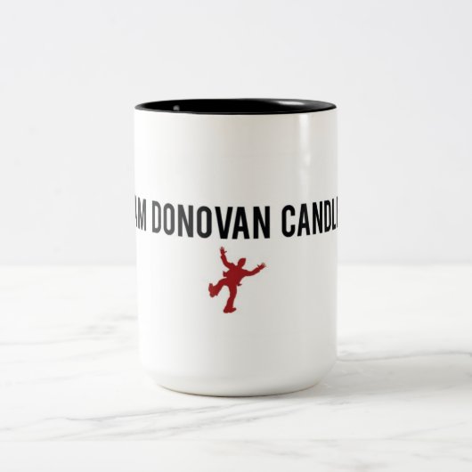 私はDonovanの蝋燭-コーヒー・マグです ツートーンマグカップ (中央)