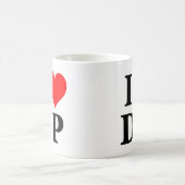 私はDPを愛します コーヒーマグカップ (中央)