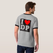 私はDPを愛します Tシャツ (裏面フル)