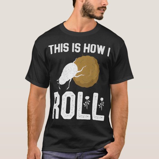 私はDung Beetle Entomologist転がにTee Teeを行う Tシャツ (正面)