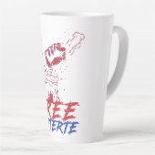 私はDuterte Free DU30のためのスタンドFree Duterte カフェラテマグ (右アングル)