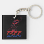私はDuterte Free DU30のためのスタンドFree Duterte キーホルダー (裏面)