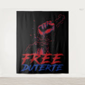 私はDuterte Free DU30のためのスタンドFree Duterte タペストリー (正面)
