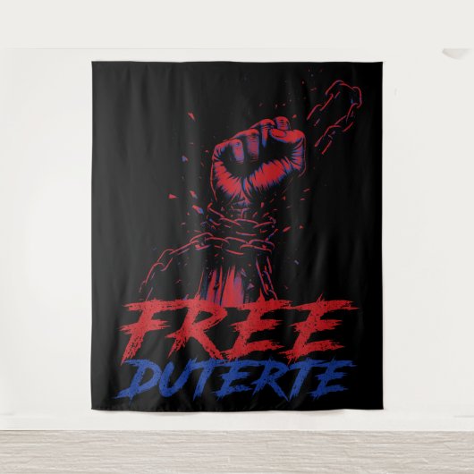 私はDuterte Free DU30のためのスタンドFree Duterte タペストリー (正面)