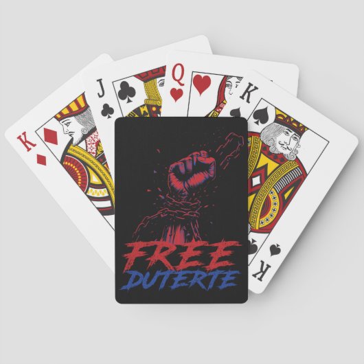 私はDuterte Free DU30のためのスタンドFree Duterte トランプ (裏面)