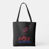 私はDuterte Free DU30のためのスタンドFree Duterte トートバッグ (裏面)