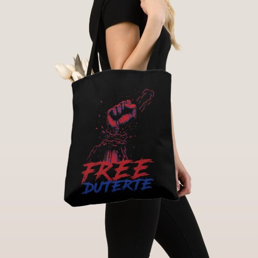 私はDuterte Free DU30のためのスタンドFree Duterte トートバッグ (クローズアップ)