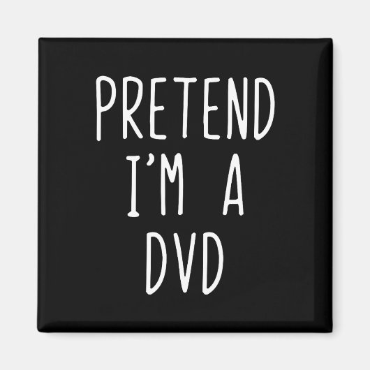 私はDvdの衣装ハロウィーンの怠け者アドおもしろいゥだ マグネット (正面)