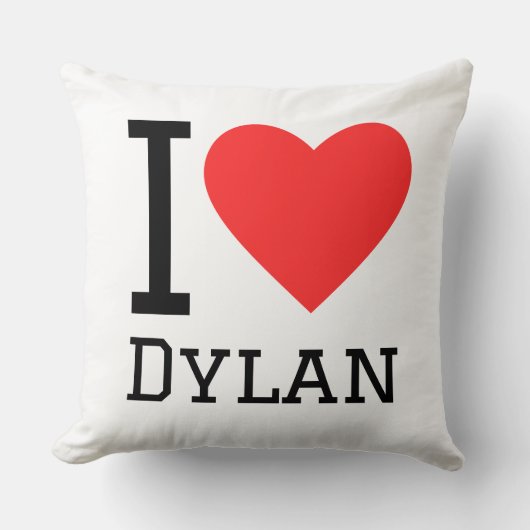 私はdylanが好き クッション (正面)