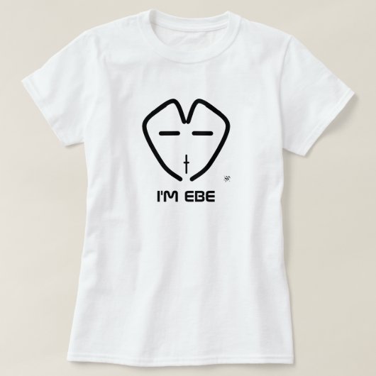 私はEBE Tシャツ (デザイン正面)