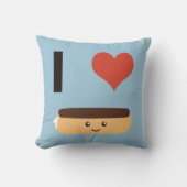 私はEclairsを愛します クッション (正面)