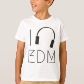 私はEDMを愛します Tシャツ (正面)