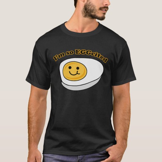 私はEGGexited Tシャツ (正面)