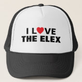 私はElex™ Trucker Hatが大好き キャップ (正面)