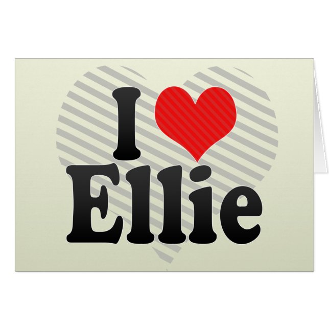 私はEllieを愛します (正面横)