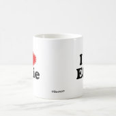 私はEllieを愛します コーヒーマグカップ (中央)