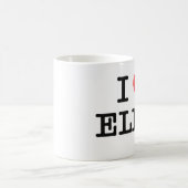 私はEllieを愛します コーヒーマグカップ (中央)
