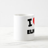 私はElmoを愛します コーヒーマグカップ (中央)