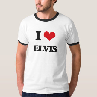 私はElvisを愛します Tシャツ