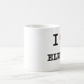 私はElwoodを愛します コーヒーマグカップ (中央)