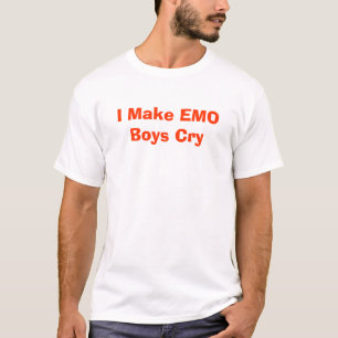私はEMOの男の子に叫びをします Tシャツ