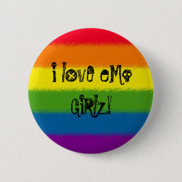 私はeMo GiRlzを愛します! 缶バッジ