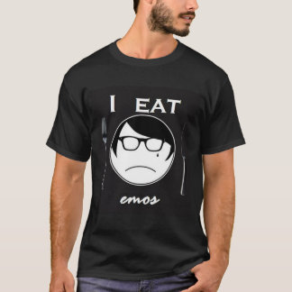 私はEmosを食べます Tシャツ