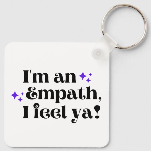 私はEmpath I Ya 感じ Keychainだ キーホルダー (裏面)