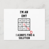 私はEMTよ いつだって解決策を見つけるわ ポストカード (正面)