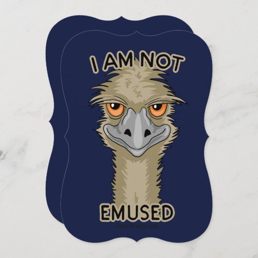 私はEmuプンおもしろいを思い出さない (正面/裏面)