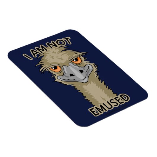 私はEmuプンおもしろいを思い出さない マグネット (右側)