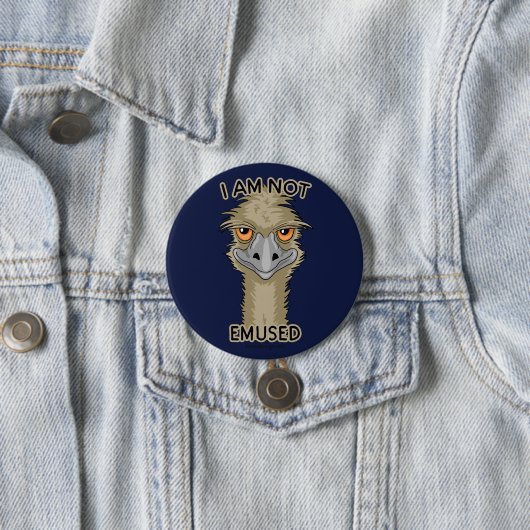 私はEmuプンおもしろいを思い出さない 缶バッジ (インサイチュ)