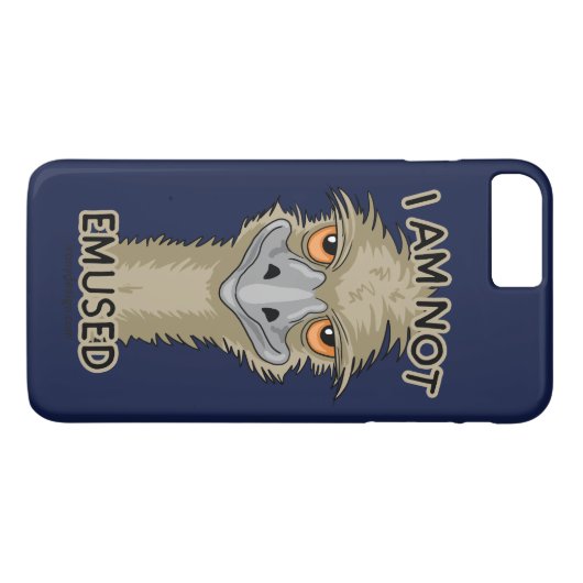 私はEmuプンおもしろいを思い出さない Case-Mate iPhoneケース (裏面(横))