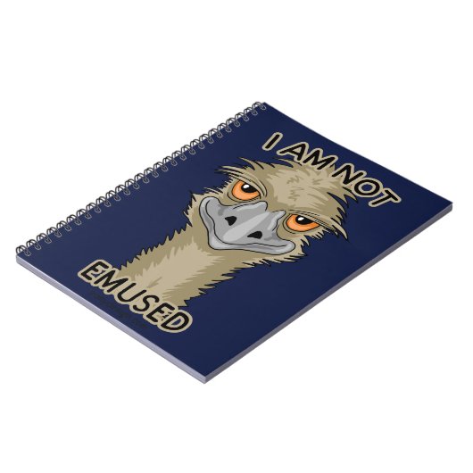 私はEmusedのおもしろいなエミューのしゃれではないです ノートブック (左側)