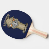 私はEmusedのおもしろいなエミューのしゃれではないです 卓球ラケット (横)