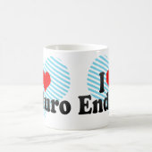 私はEnduroを愛します コーヒーマグカップ (中央)