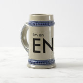 私はENFJ – パーソナリティ型ビアスタイン ビールジョッキ (正面左)