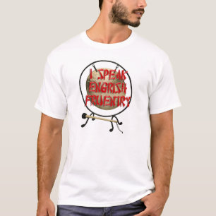 私はEngrish Fruentryを話します Tシャツ