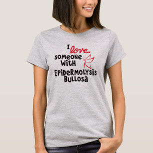 私はEpidermolysisのBullosaのワイシャツとの誰かを愛します Tシャツ