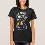 私はEsの美しい犬のトリマーライフ櫛のシザーを作る Tシャツ<br><div class="desc">私はEs美しい犬のトリマーライフ櫛シザーグルーミングを作る</div>