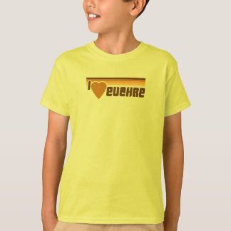 私はEuchreのレトロ70sを愛します Tシャツ