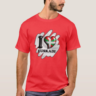 私はeuskadiを愛します tシャツ
