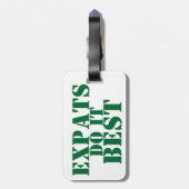 私はEXPATの荷物のラベルです ラゲッジタグ (裏面縦)