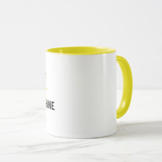 私はF*を照らすX皮肉のレイおもしろい マグカップ (正面右)