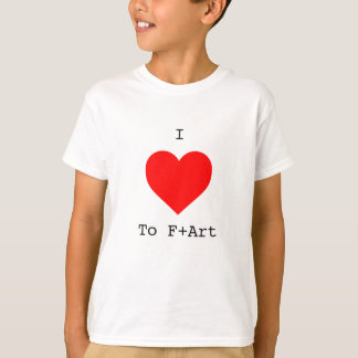 私はF+アートカフェのF+アートキッドのTシャツが大好き Tシャツ